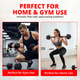 MAXSTRENGTH Adjustable Dumbbells Kettlebells Barbell Set 6-in-1 Multifunctional Weights for Home & Gym