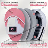 MAXSTRENGTH Boxing Gloves & Focus Pads Set – Curved Hook & Jab Mitts for Boxing, MMA, Muay Thai & Kickboxing Training