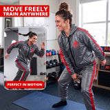 MAXSTRENGTH Sauna Suit for Men & Women | Heavy Duty Sweat Suit | Neoprene Anti-Rip Track Suit for Gym, Cardio, Running, Boxing & MMA
