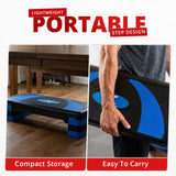MAXSTRENGTH 3 Level Adjustable Aerobic Stepper | Cardio Fitness Step