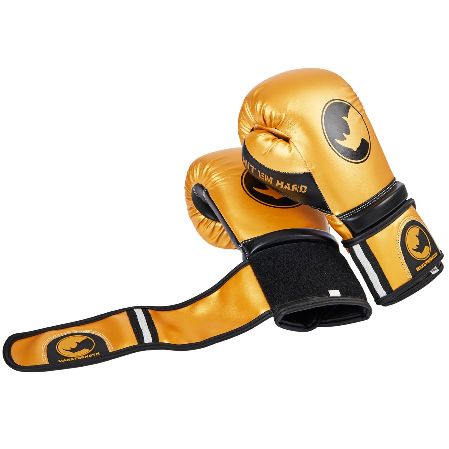 Sparring Boxing Gloves- Gold/Black
