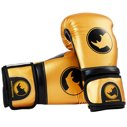 Gold/Black-Boxing Gloves