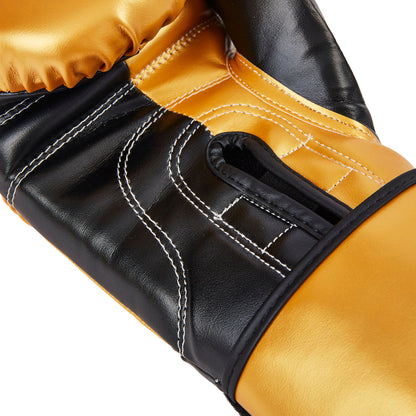 Gold/Black-Boxing Sparring Gloves