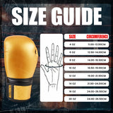 MAXSTRENGTH Boxing Gloves & Focus Pads with 4.5m Hand Wraps | Punch Mitt Set for Muay Thai, MMA, Kickboxing, Sparring Training (Golden series)