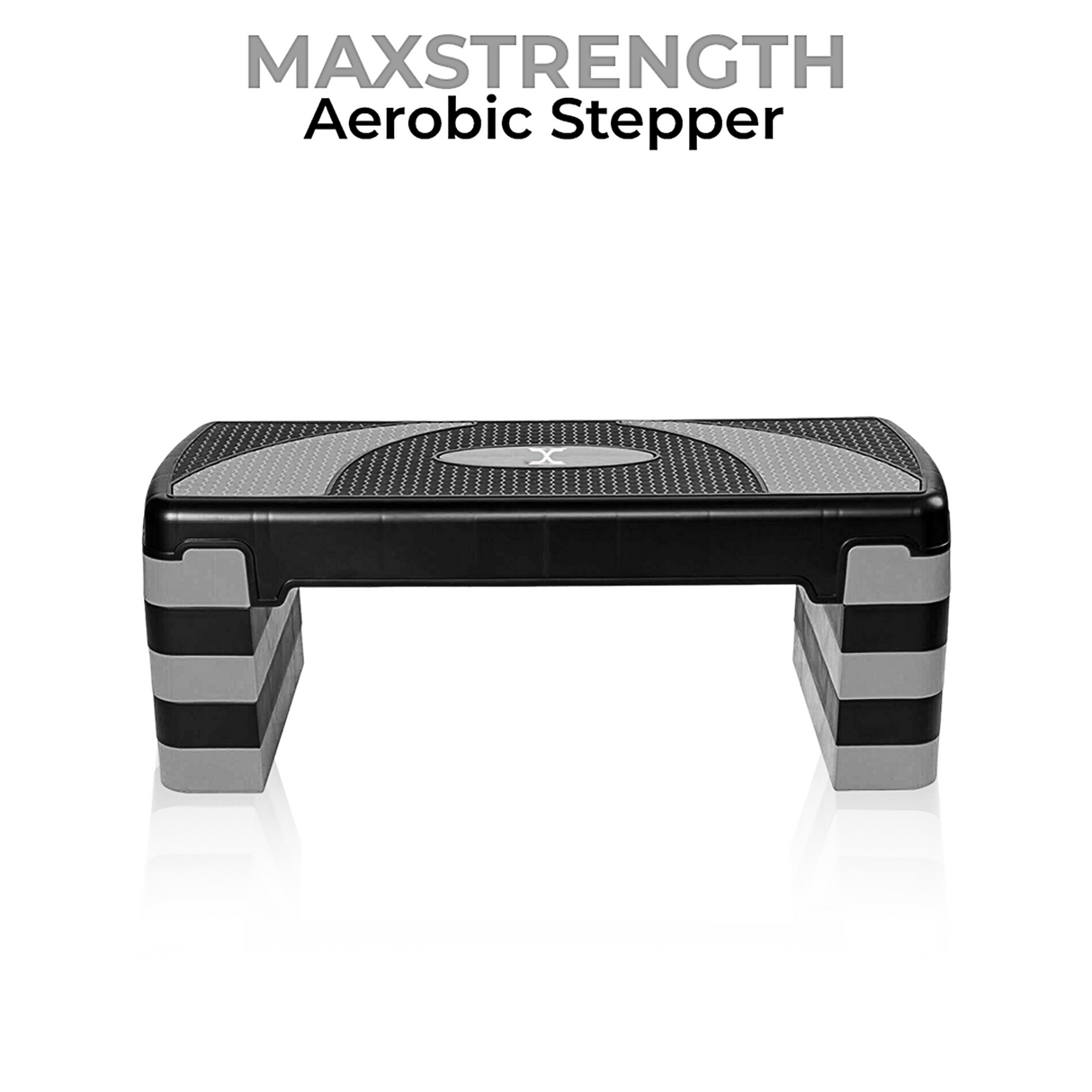 MAXSTRENGTH Aerobic Stepper Fitness Exercise Equipment