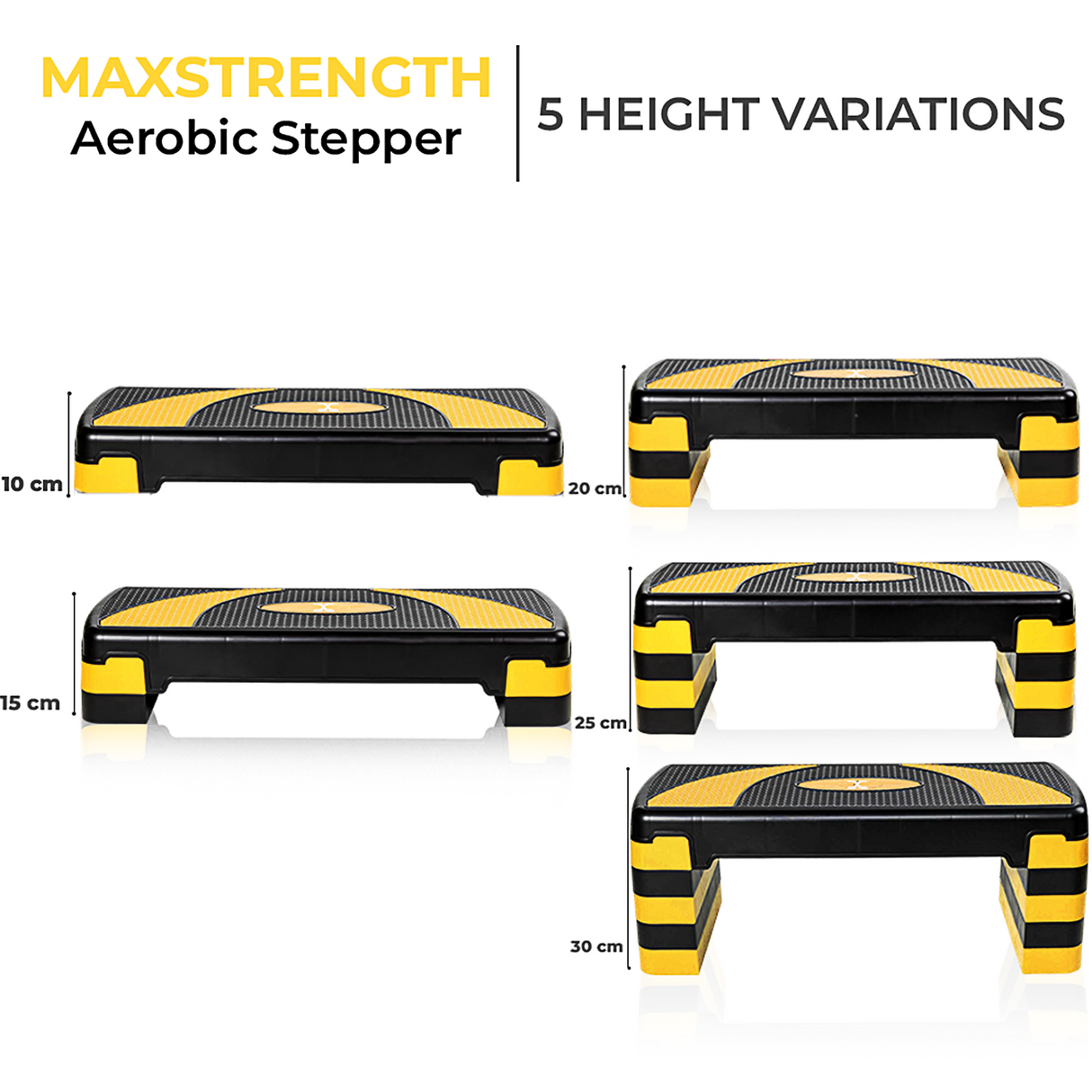 5 Step Aerobic Stepper Yellow