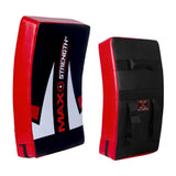 MAXSTRENGTH Large Curved Strike Shield MMA, Boxing, Kickboxing, Muay Thai Training Pad with Padded Handles