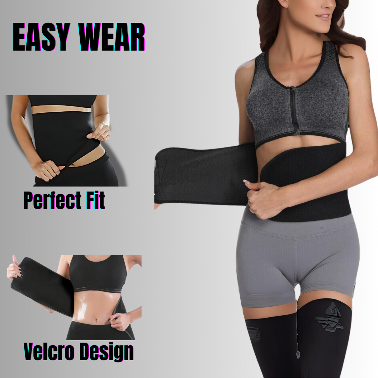 MAXSTRENGTH Neoprene Compression Waist Trimmer Abdominal Belt