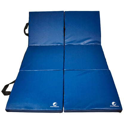MAXSTRENGTH Detached Tri Folding Yoga Mat Exercise Double