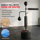MAXSTRENGTH Free Standing Speed Ball Reflex Bar Spinning 360°