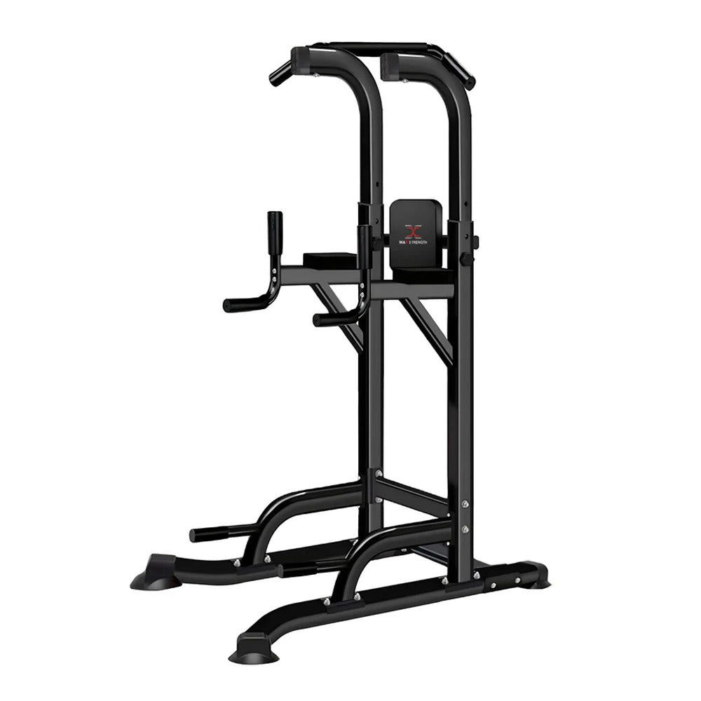 MAXSTRENGTH Pull Up Tower Dip Station | Multi-Functional Home Gym Power Tower