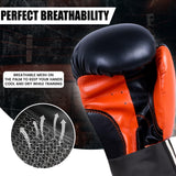 MAXSTRENGTH Boxing Gloves & Focus Pads with 4.5m Hand Wraps | Punch Mitt Set for Muay Thai, MMA, Kickboxing, Sparring Training