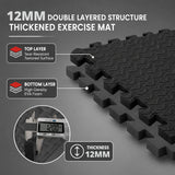 Interlocking Foam Play Mat for Kids | EVA Baby Floor Mat 12mm
