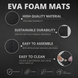 Interlocking Foam Play Mat for Kids | EVA Baby Floor Mat 12mm