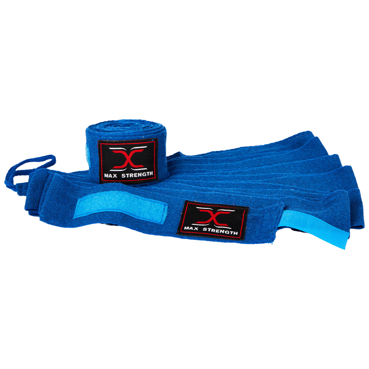 Blue hand wraps