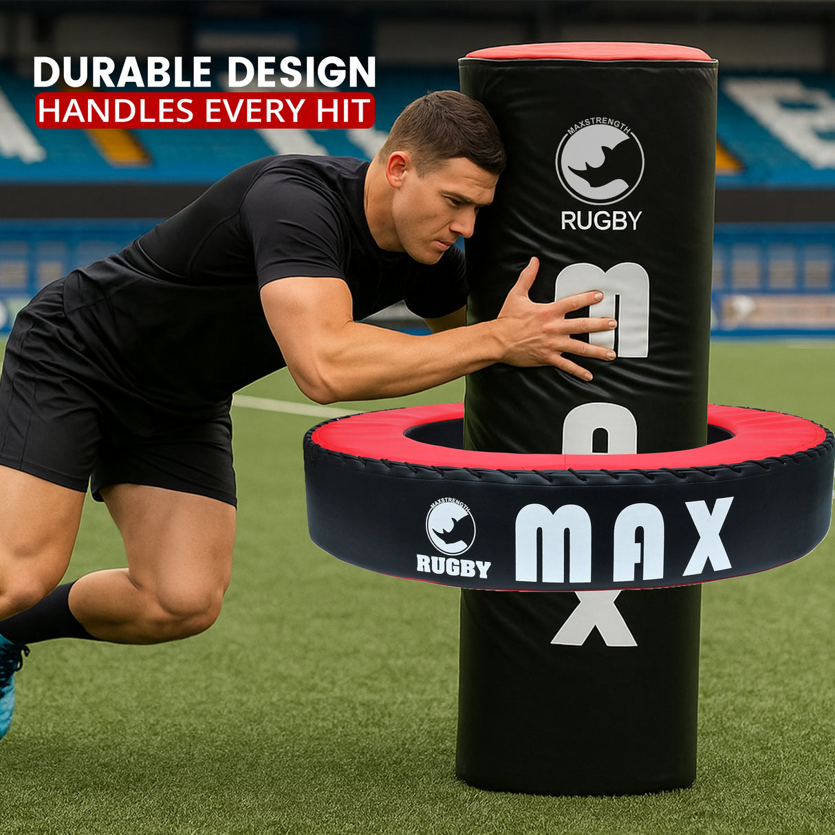 MaxStrength Premium Rugby Tackle Bags Built to Perform, Engineered to Last with free strings