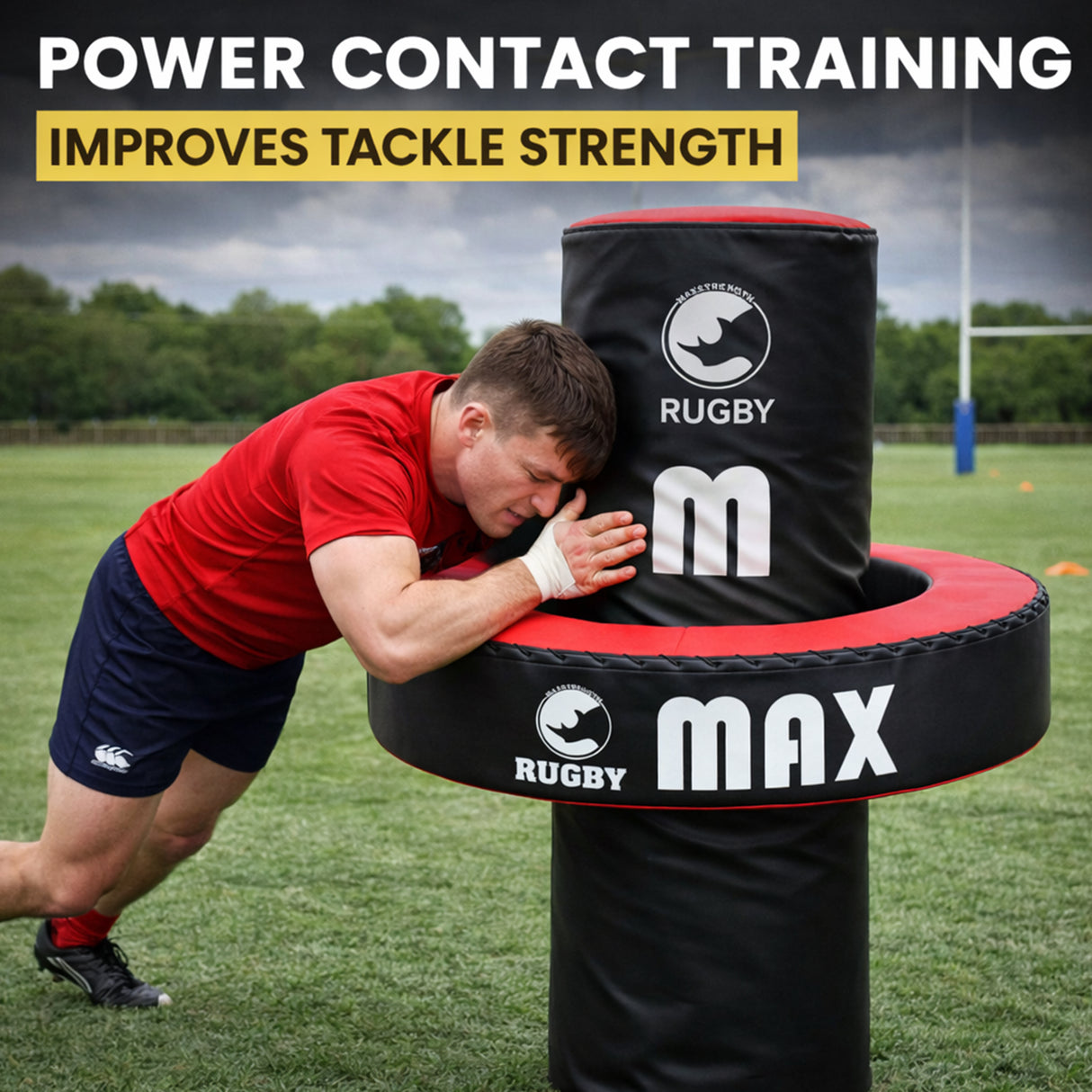 MaxStrength Premium Rugby Tackle Bags Built to Perform, Engineered to Last with free strings