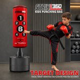 MAXSTRENGTH Freestanding Boxing Punch Bag Strike360 Red 4FT