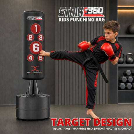 MAXSTRENGTH Freestanding Strike360 Boxing Punch Bag 4FT