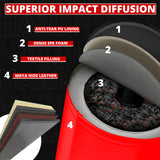 MAXSTRENGTH Freestanding Boxing Punch Bag Strike360 Red 4FT