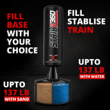 MAXSTRENGTH Freestanding Strike360 Boxing Punch Bag 4FT