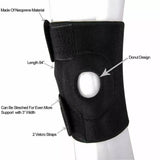 MAXSTRENGHT Neoprene Open Patella Knee Stabilising Strap Brace Support