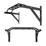 MAXSTRENGTH Pull Up Chin Up Bar Bracket Wall Mounted Multi Grip