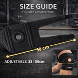 MAXSTRENGTH Knee Brace 2 Strap Open Patella Support Therapy Brace| Pain Relief & Improved Circulation| b504