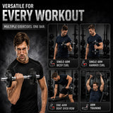 MAXSTRENGTH Olympic Barbell Bar Heavy Duty Dumbbell Handle