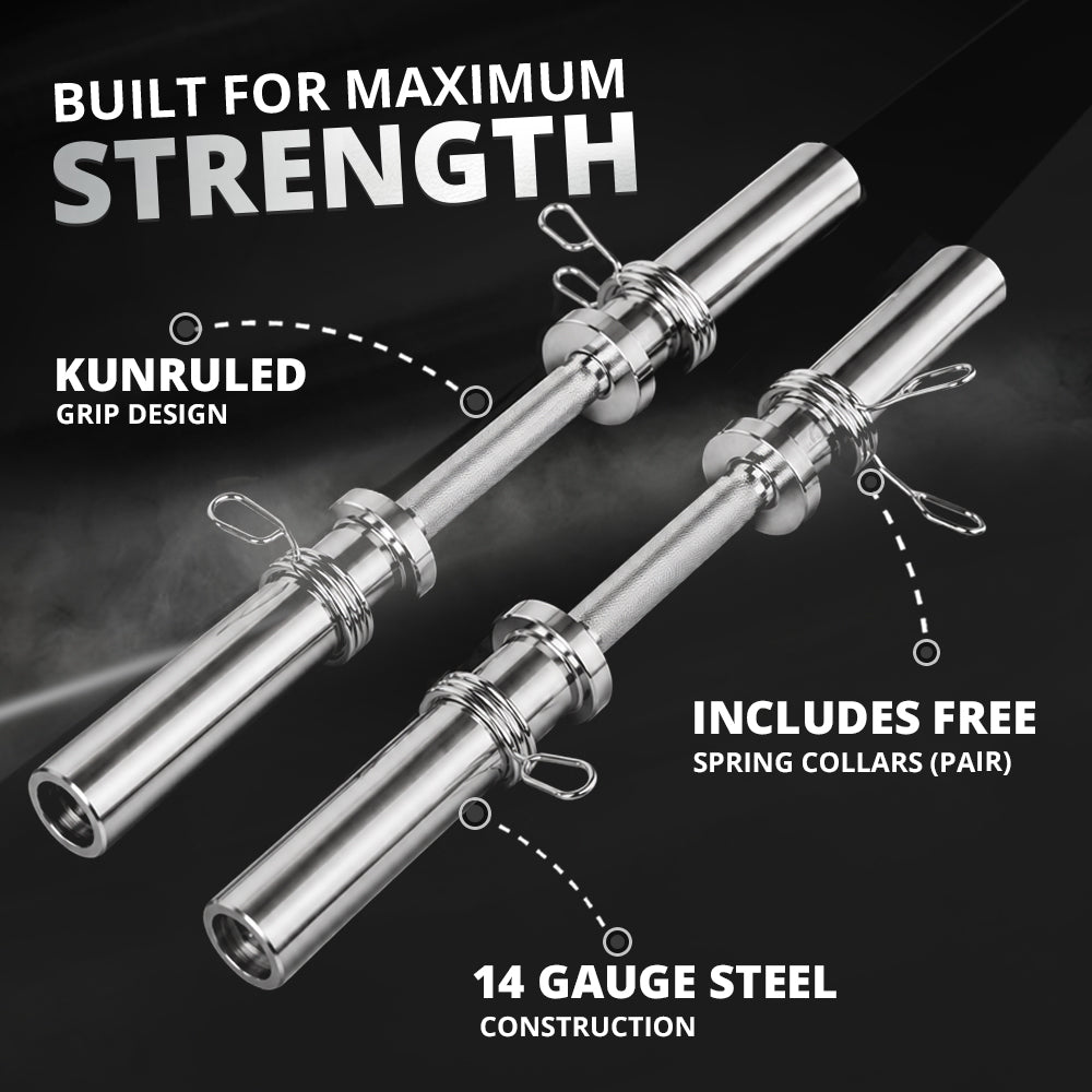 MAXSTRENGTH Olympic Barbell Bar Heavy Duty Dumbbell Handle