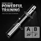 MAXSTRENGTH Olympic Barbell Bar Heavy Duty Dumbbell Handle