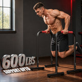 MAXSTRENGTH Ultimate Dip Bar Station Upper Body Press Workout