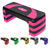 MAXSTRENGTH Aerobic Stepper Platform | 5 Level Adjustable Fitness Step