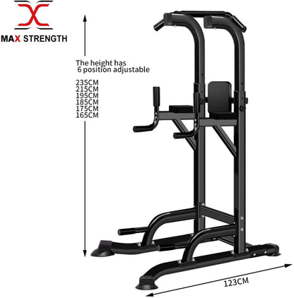 MAXSTRENGTH Power Tower Gym Dip Station