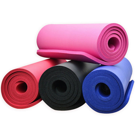 Fitness Bundle: NBR Mat, Abs Roller, and Bulgarian Bag with Free Wrist Support