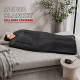 MAXSTRENGTH Infrared Sauna Blanket for Weight Loss & Detox | 35–70°C Adjustable Heat | 180x160cm | Home Spa Therapy Blanket for Relaxation & Muscle Recovery