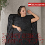 MAXSTRENGTH Infrared Sauna Blanket for Weight Loss & Detox | 35–70°C Adjustable Heat | 180x160cm | Home Spa Therapy Blanket for Relaxation & Muscle Recovery