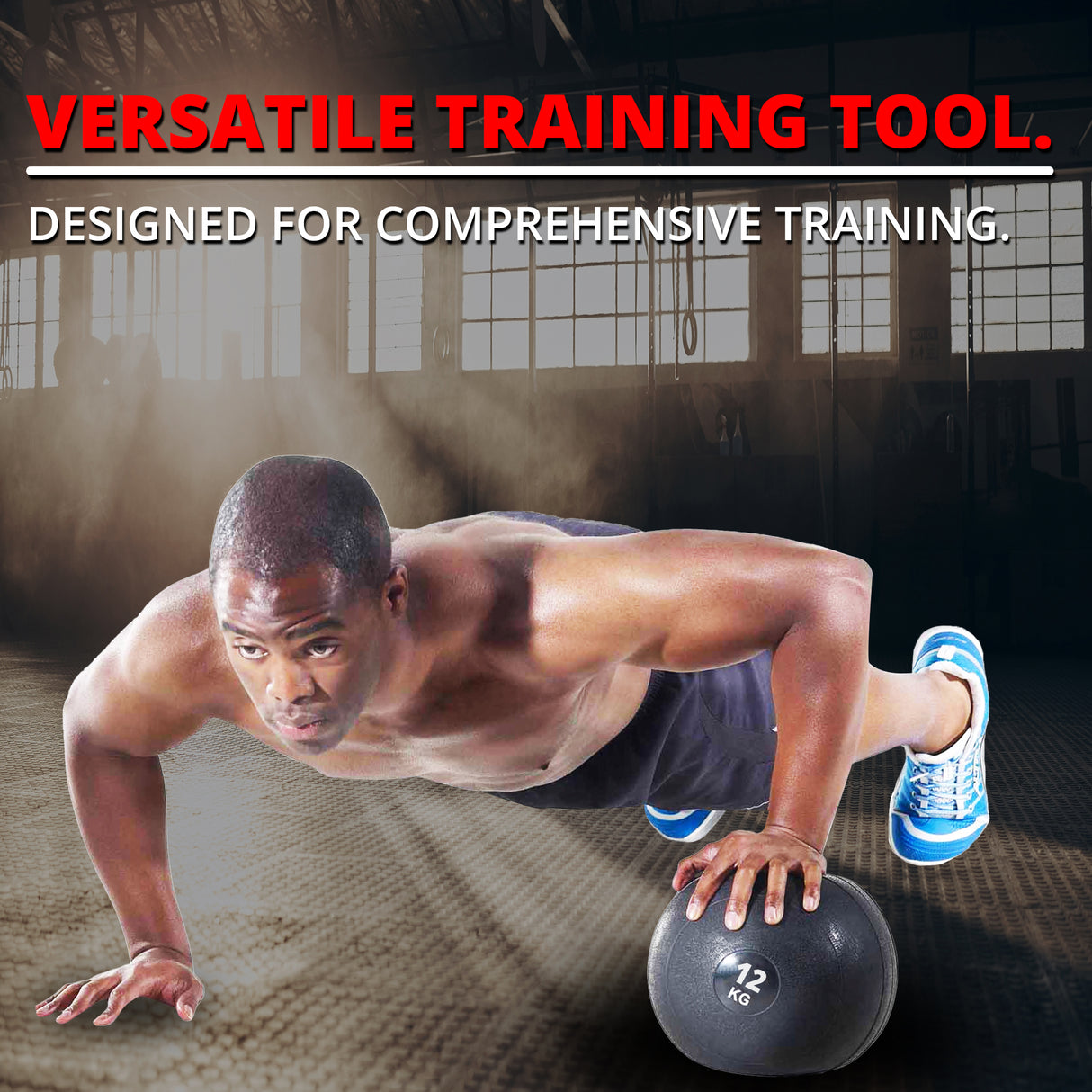 MaxStrength Premium Slam Ball – Heavy-Duty No-Bounce Fitness Ball for CrossFit, Gym & Core Training