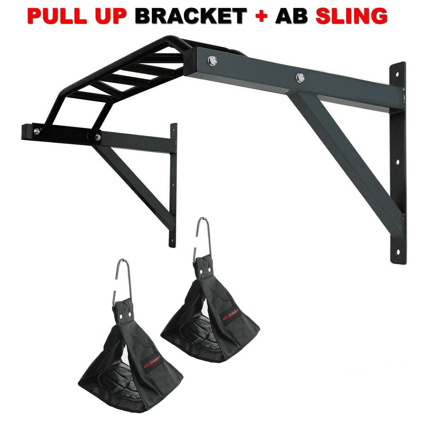 Pull Bar Braket and Ab Strap Set 