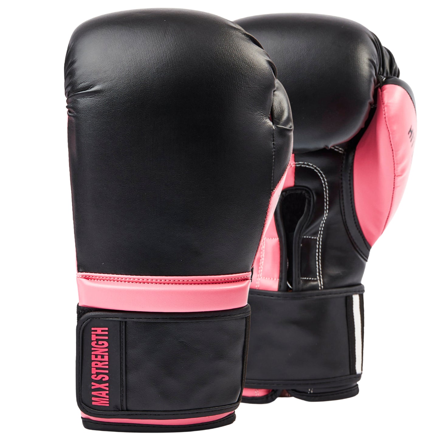 Black/Pink Boxing Gloves