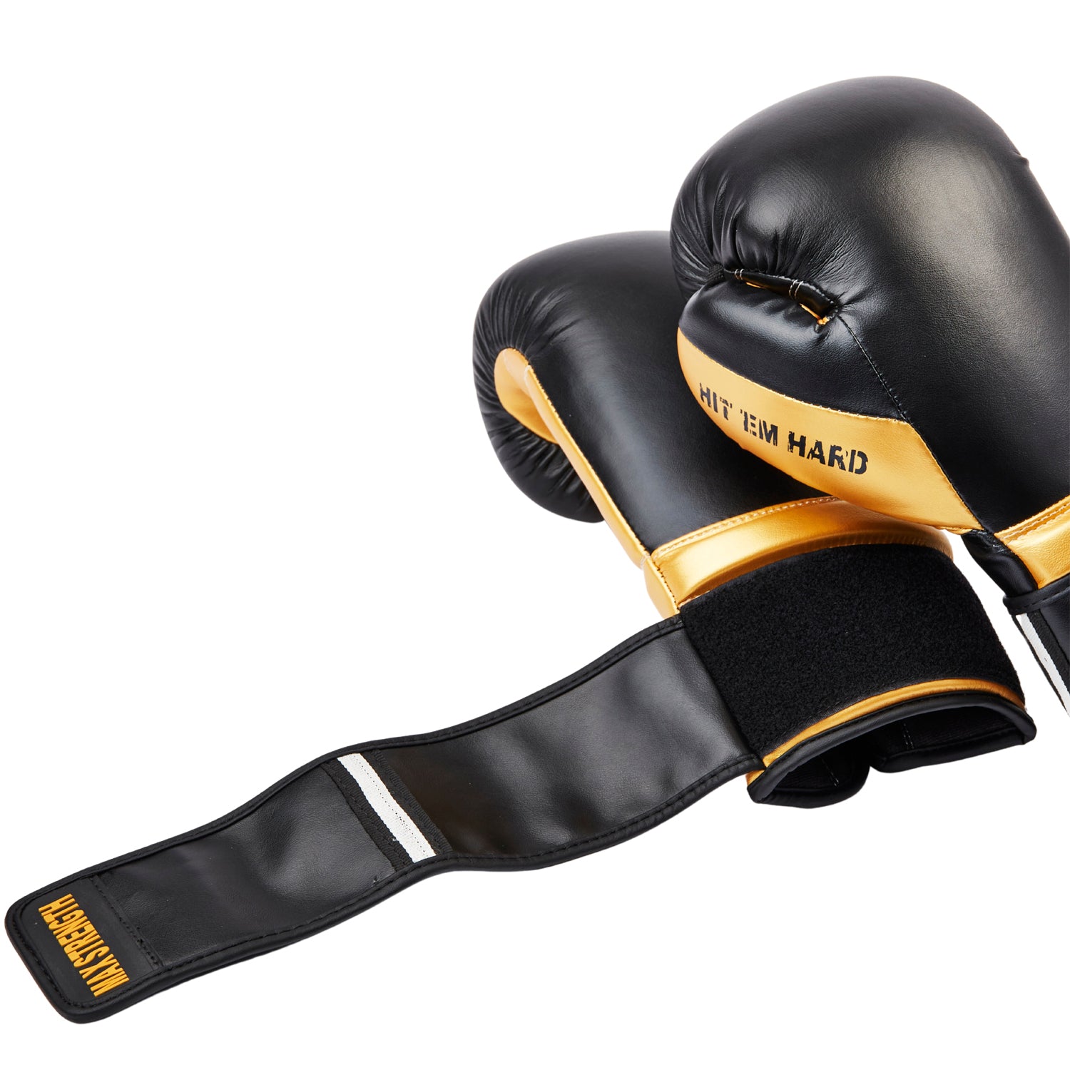 Black/Golden Boxing Gloves