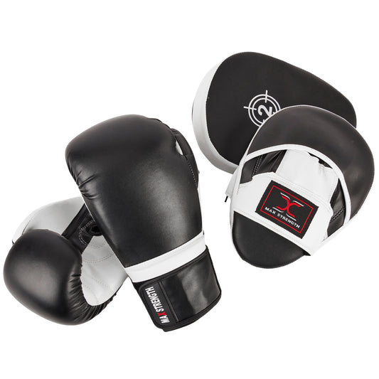 Black/white boxing training set 