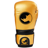 Rhino Boxing Gloves- Gold