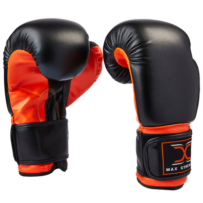 Black/Orange Gloves 