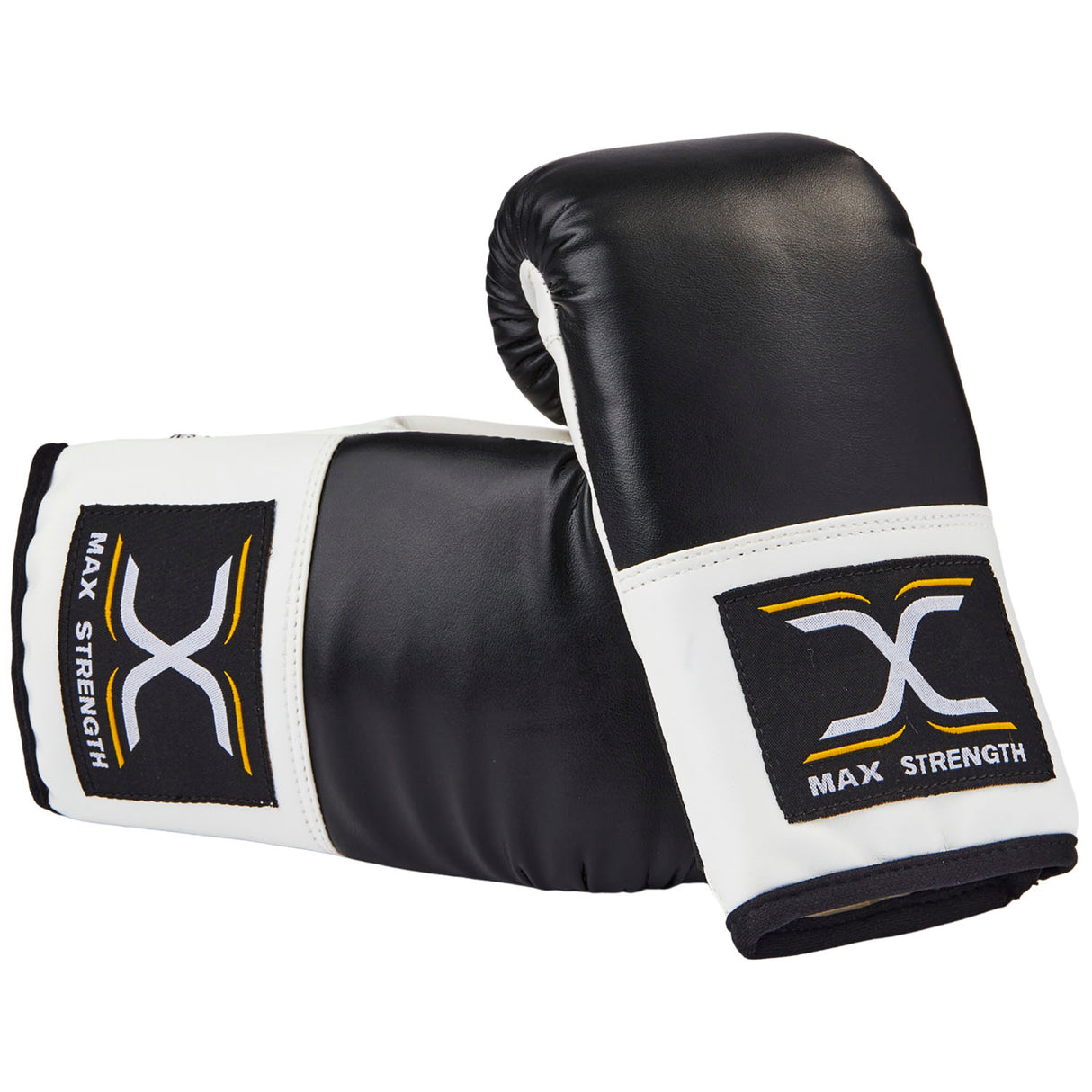 MAXSTRENGTH Boxing Punch Bag Mitts Black/White