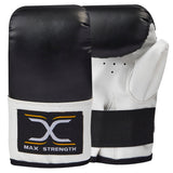 MAXSTRENGTH Boxing Punch Bag Mitts Black/White