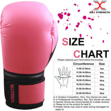 MAXSTRENGTH Women's Training Boxing Gloves Pink/Black