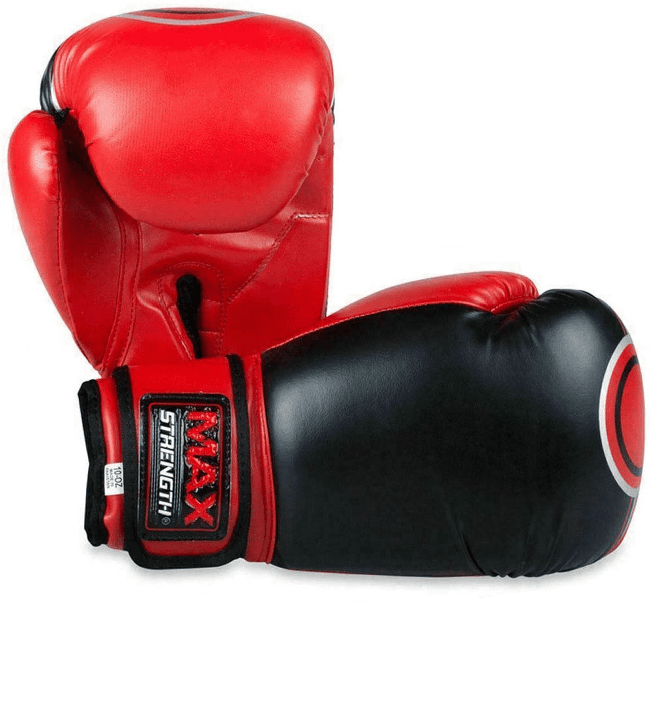 MAXSTRENGTH Boxing Training Sparring Kids Gloves Red/Black