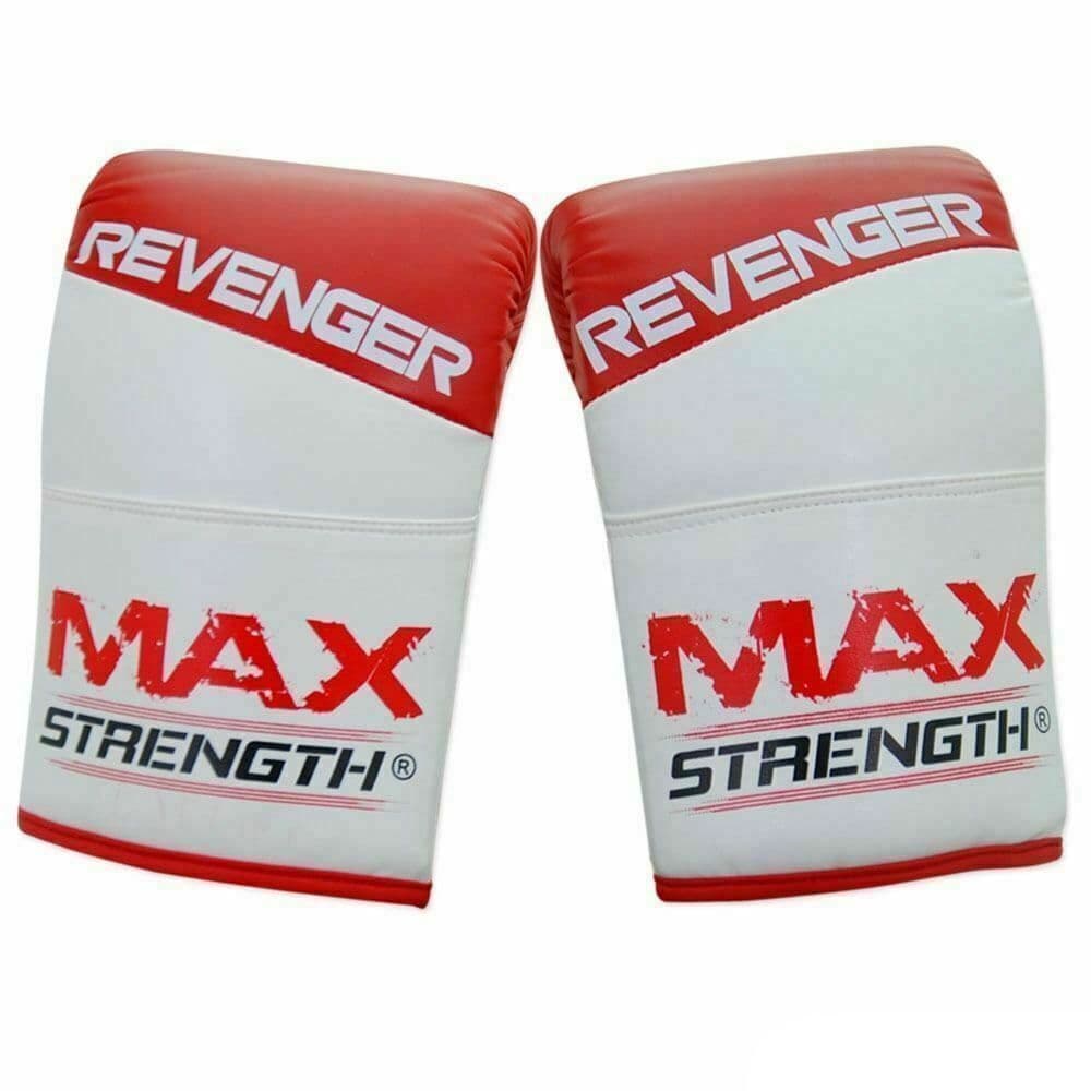 Heavy bag mitts red 