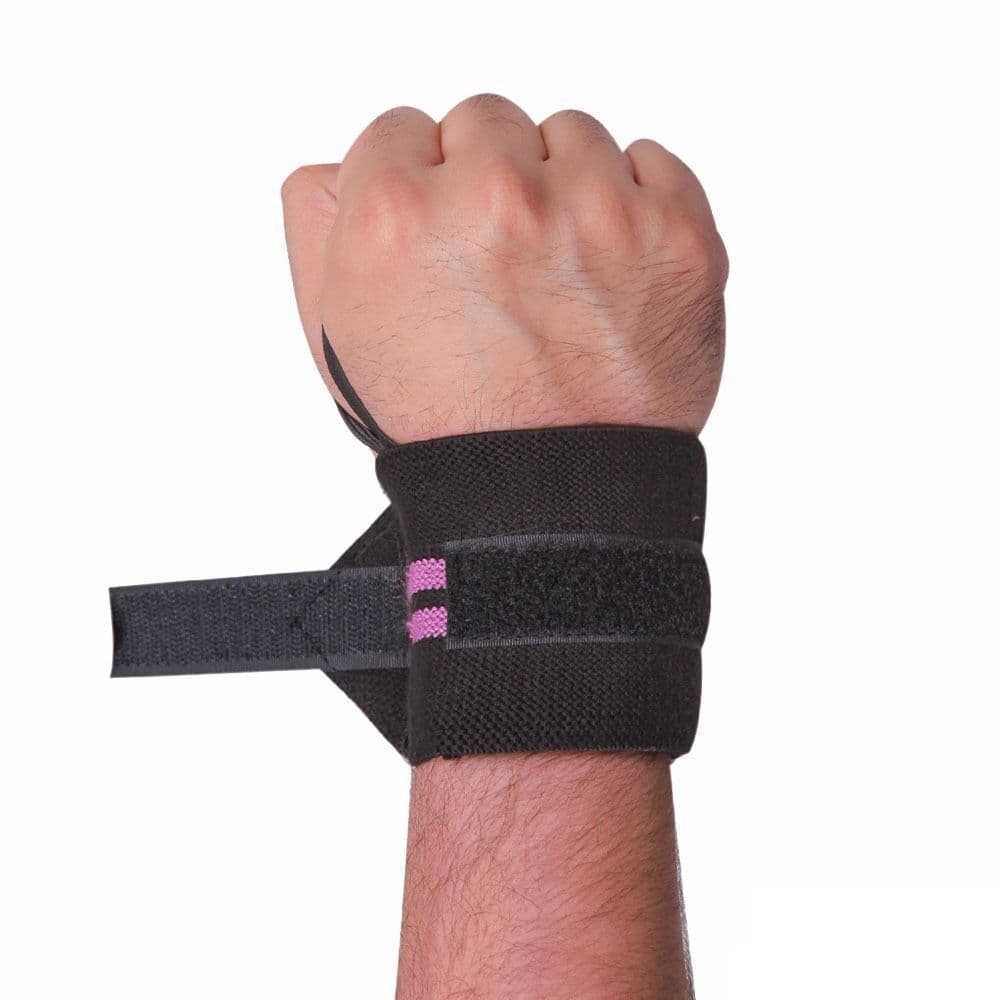 Pink wrist support strap